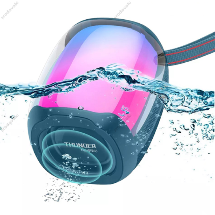 Портативна колонка Bluetooth WiWU P40 Mini Thunder Speaker 10W Dark Blue