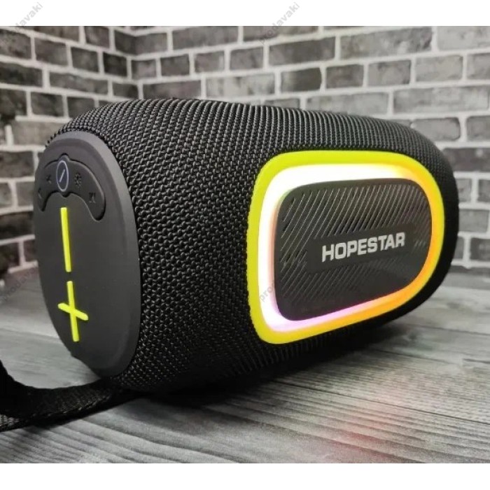 Портативна колонка Bluetooth HOPESTAR P65 Led 20W Black