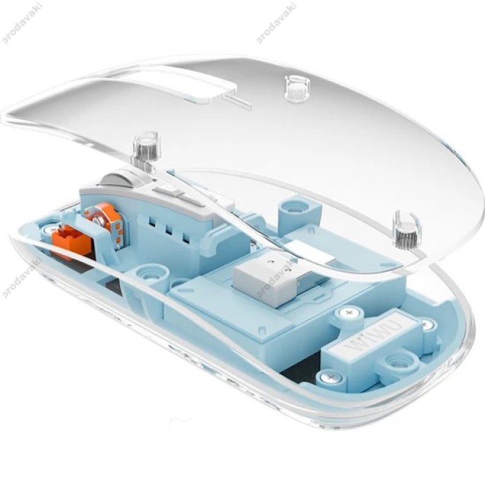 Комп'ютерна мишка WiWU Crystal Magnetic Wireless Mouse WM105 Blue