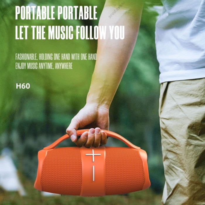 Портативна колонка Bluetooth HOPESTAR H60 20W Orange
