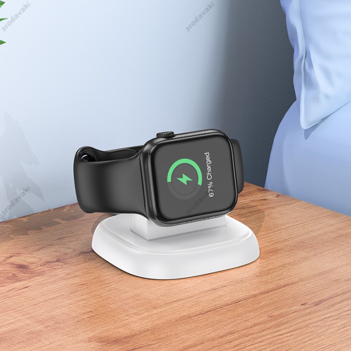 Зарядний пристрій для Apple Watch Hoco CW44 Wireless iWatch white
