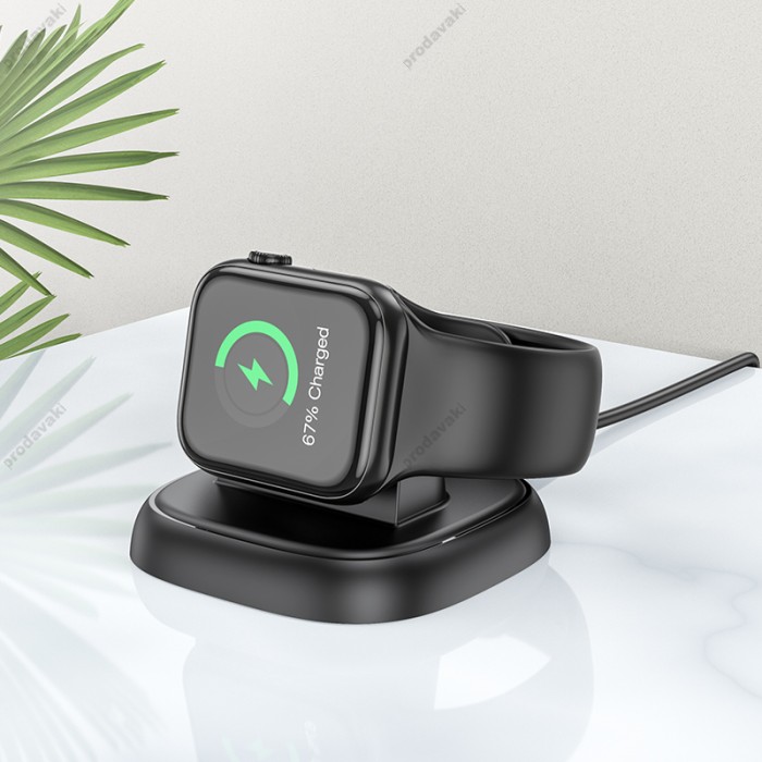 Зарядний пристрій для Apple Watch Hoco CW44 Wireless iWatch black