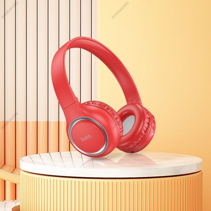 Бездротові Bluetooth навушники Hoco W41 Charm BT 5.3 Red