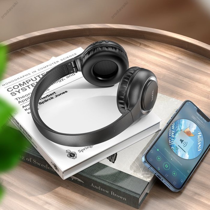 Бездротові Bluetooth навушники Hoco W41 Charm BT 5.3 Black
