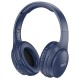 Бездротові Bluetooth навушники HOCO W40 Mighty headphones BT5.3 Blue