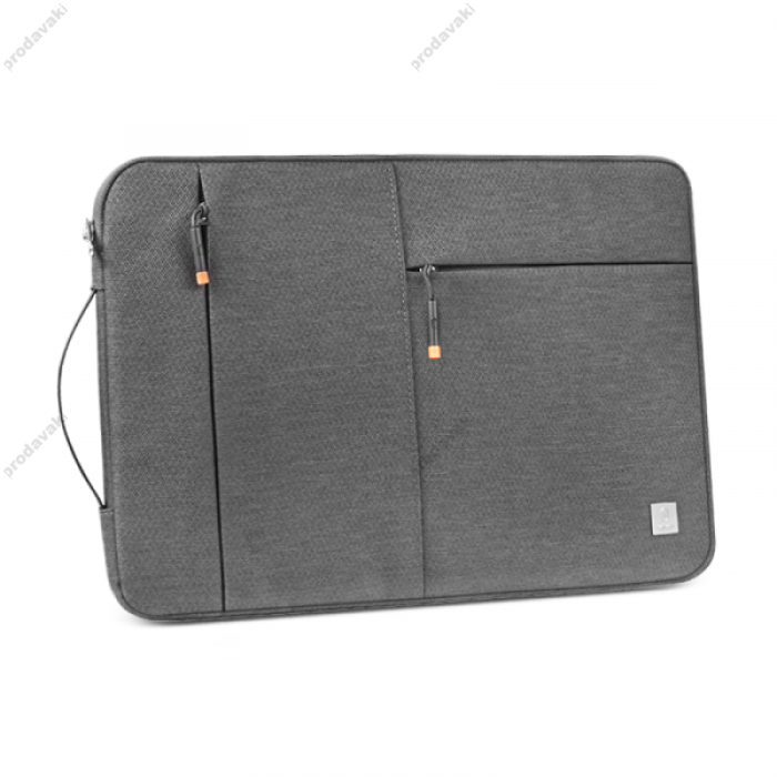 Сумка WIWU Alpha Slim Sleeve Bag для MacBook ноутбука планшета 13"-14.2" Gray