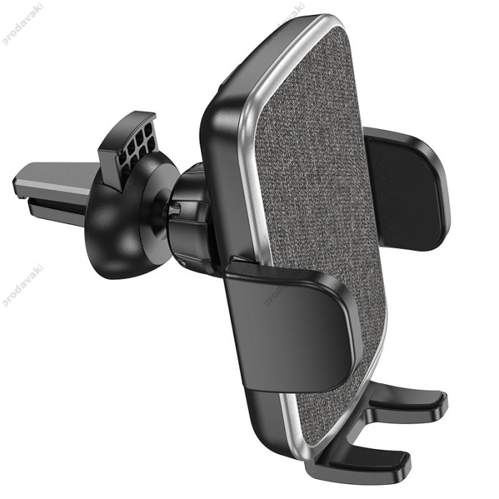 Автомобільний тримач Hoco CA94 Polaris push-type air outlet car holder Black