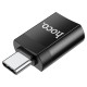Перехідник HOCO UA17 Type-C male to USB female USB3.0 adapter Black