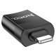 Перехідник HOCO UA17 USB to Lightning USB2.0 OTG adapter Black