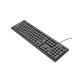 Комп'ютерна Клавіатура HOCO GM23 Ice wolf wired business keyboard Black