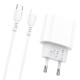 Мережевий зарядний пристрій Borofone BA61A Home Charger Lightning Cable 10.5W White
