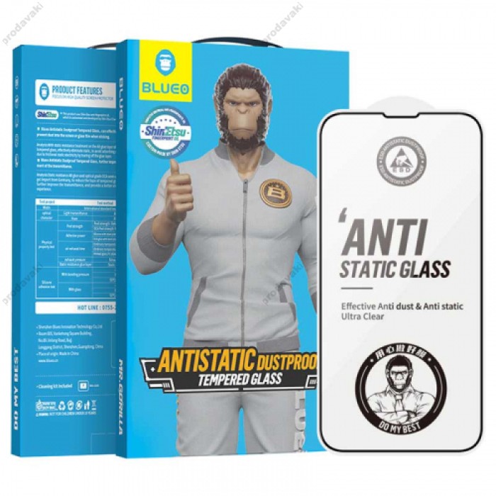Захисне скло BLUEO ANTISTATIC dustproof for iPhone 15 Plus