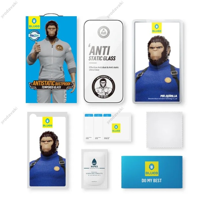 Захисне скло BLUEO ANTISTATIC dustproof for iPhone 14 Pro Max