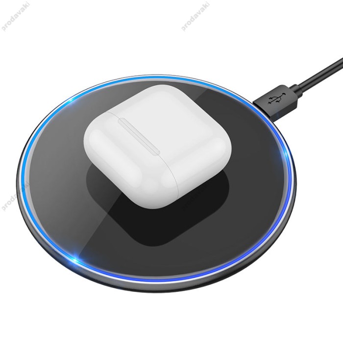 Бездротовий зарядний пристрій HOCO CW6 Pro Easy charging 15W black