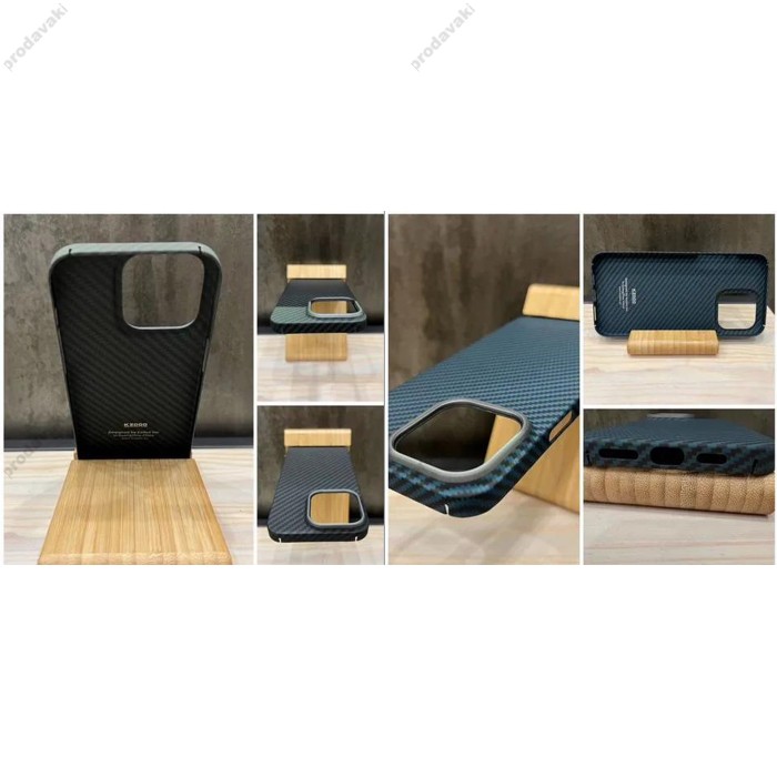 Чохол K-Doo kevlar для iPhone 15 Pro Black/Grey