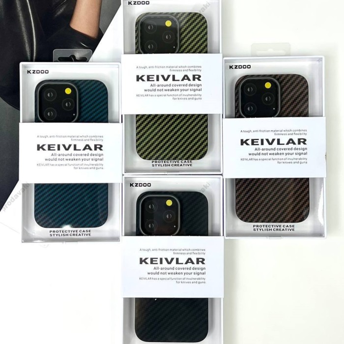 Чохол K-Doo kevlar для iPhone 15 Pro Black/Grey