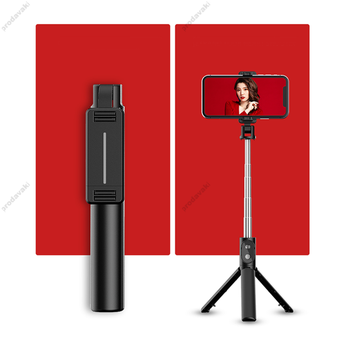 Монопод-трипод Monopod Tripod Earldom ET-ZP23 Bluetooth 0.75m Black