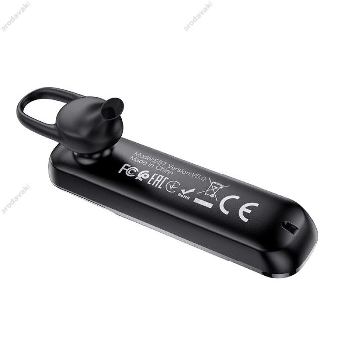 Бездротова Bluetooth гарнітура Hoco E57 Essential business headset BT 5.0 Black