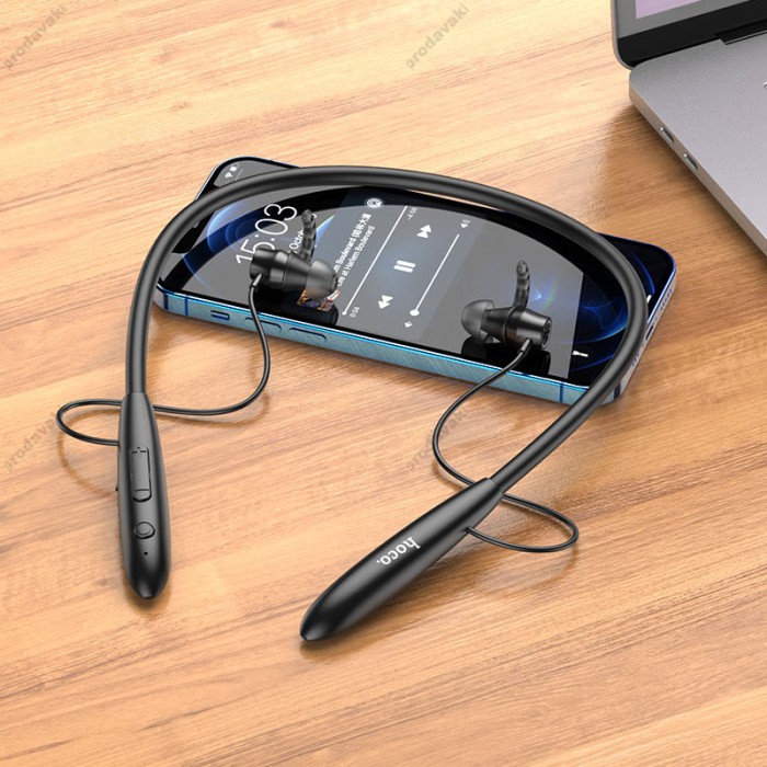 Бездротові Bluetooth навушники Hoco ES61 Manner BT 5.1 Black
