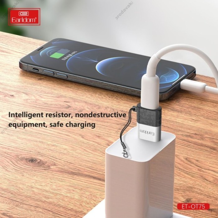 Перехідник Adapter USB-A To USB-C Earldom ET-OT75