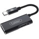 Перехідник Adapter MALE TYPE-C TO FEMALE TYPE-C & 3.5MM Earldom ET-OT29