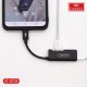 Перехідник Adapter MALE TYPE-C TO FEMALE TYPE-C & 3.5MM Earldom ET-OT29