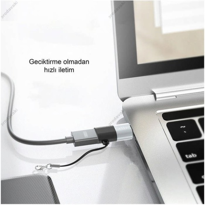 Перехідник Adapter Lightning To USB-C Earldom ET-TC17