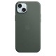 Чохол iPhone 15 FineWoven Case with MagSafe Evergreen