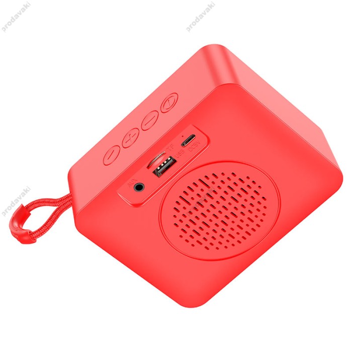Портативна колонка Bluetooth HOCO BS51 Gold brick sports speaker 5W Red