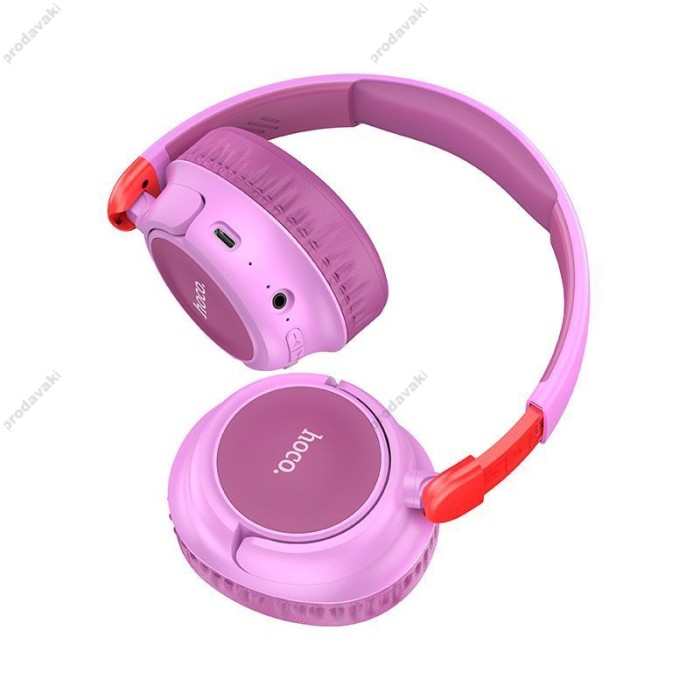 Бездротові Bluetooth навушники Hoco W43 Adventure Purple