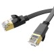 Інтернет кабель (Патч-корд) HOCO US07 General pure copper flat network cable 1Gbps 3m Black