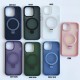 Чохол NEW Matte Guard MagSafe Ring Case for iPhone 15 Plus White