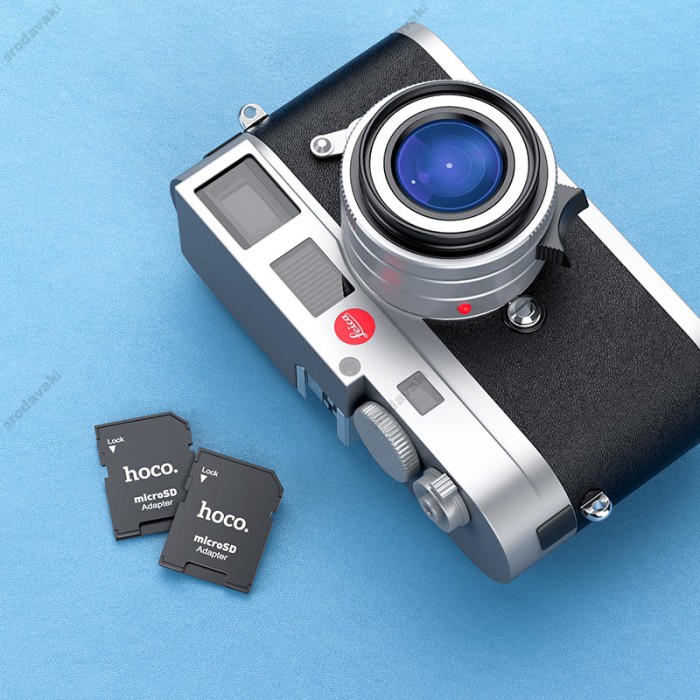 Картридер Адаптер HOCO HB22 TF to SD card holder Чорний