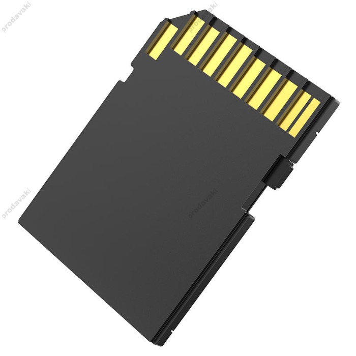 Картридер Адаптер HOCO HB22 TF to SD card holder Чорний