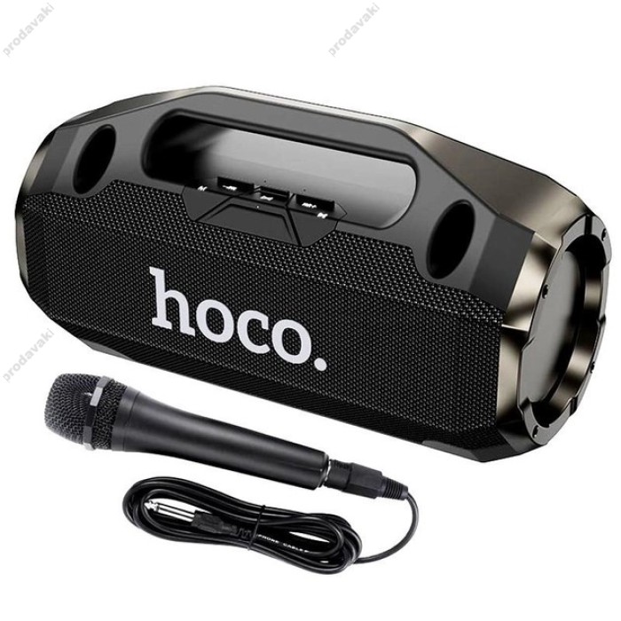 Портативна колонка Bluetooth Hoco HA3 Drum outdoor speaker 50W Black