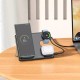 Бездротовий зарядний пристрій Wireless Charger 3 in 1 Hoco CQ2 SAM Watch black