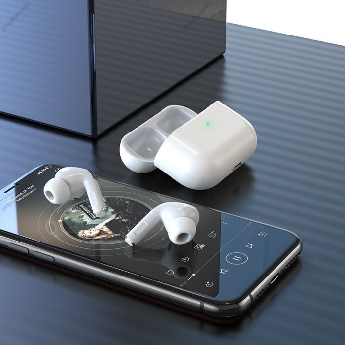 Бездротові Bluetooth навушники HOCO EW04 Plus series tru wireless headset BT 5.1 White