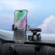 Автомобільний тримач із бездротовою зарядкою Hoco HW5 Journey wireless fast charging (center console) Black