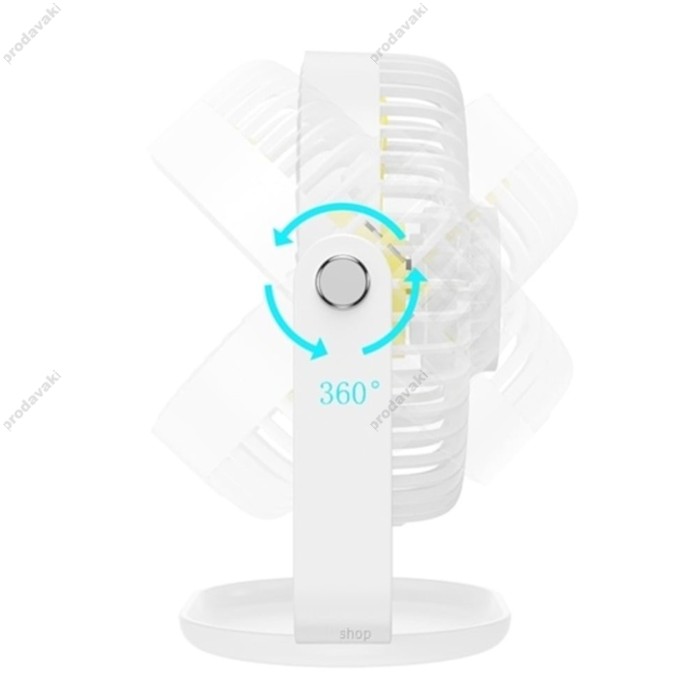 Портативний вентилятор HOCO F14 multifunctional powerful desktop fan White