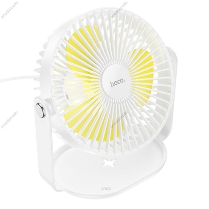 Портативний вентилятор HOCO F14 multifunctional powerful desktop fan White