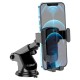 Автомобільний тримач Hoco CA104 vertical and horizontal telescopic gravity vehicle holder Black