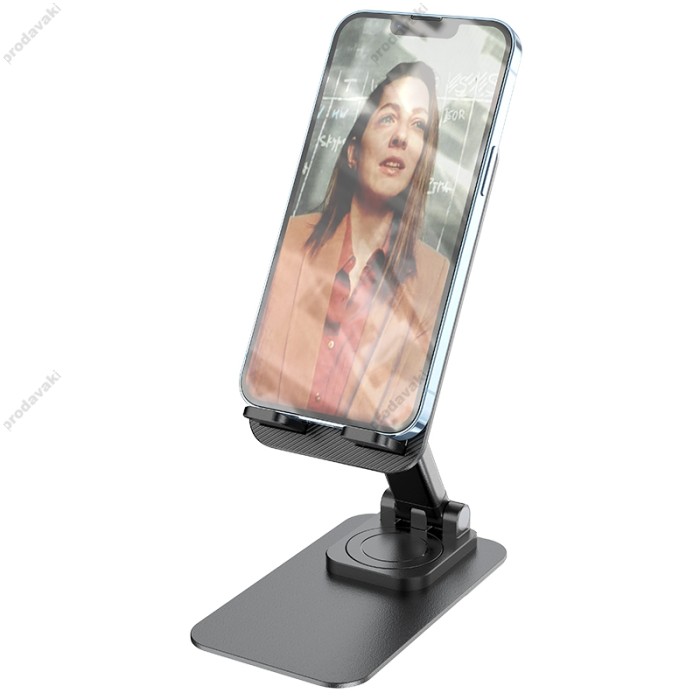 Настільний тримач Hoco PH50 Ivey folding rotatable desktop holder black