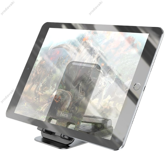 Настільний тримач Hoco PH50 Ivey folding rotatable desktop holder black