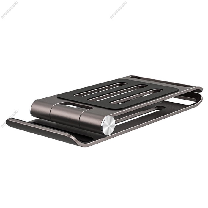 Настільна підставка HOCO PH49 Elegant metal folding desktop holder Gray
