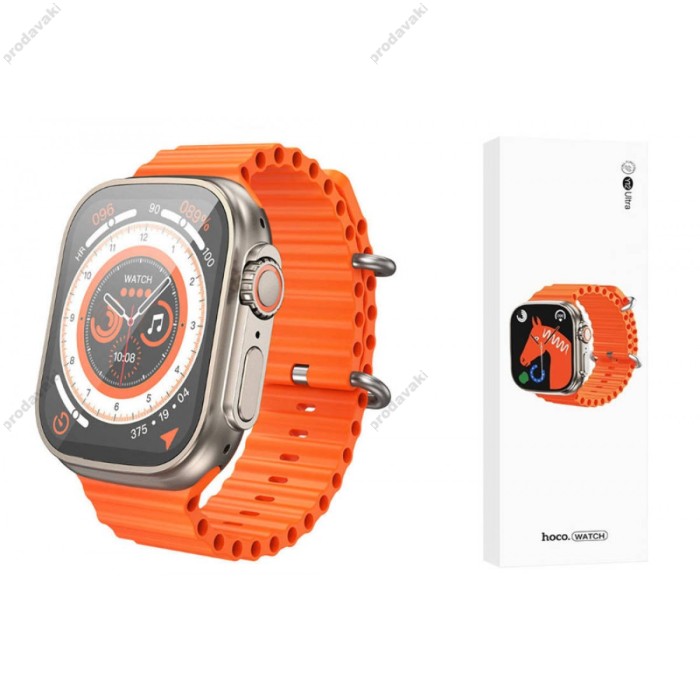 Смарт-годинник HOCO Y12 Ultra smart sports watch (call version) Gold