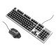 Комп'ютерна Клавіатура та миша HOCO GM18 Luminous gaming keyboard and mouse set Black
