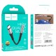 Аудіоадаптер HOCO LS33 Type-C to AUX (3,5mm) 0,12m. Metal Gray