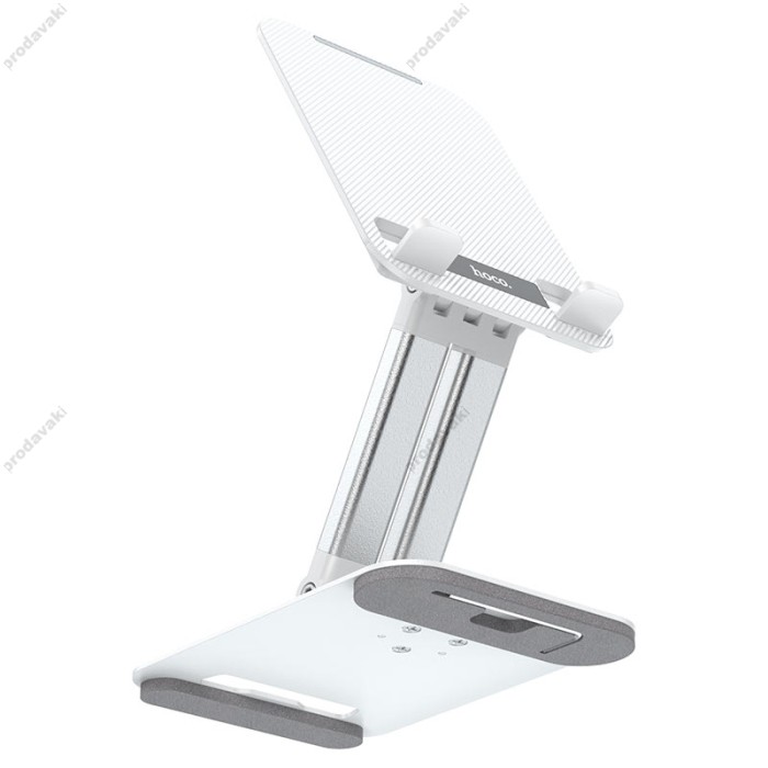 Настільна підставка Hoco PH48 Fun dual axis 360 rotating tablet desktop holder White