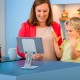 Настільна підставка Hoco PH48 Fun dual axis 360 rotating tablet desktop holder White