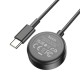 Зарядний пристрій для Samsung Watch HOCO CW48 SAM smart watch wireless charger Black